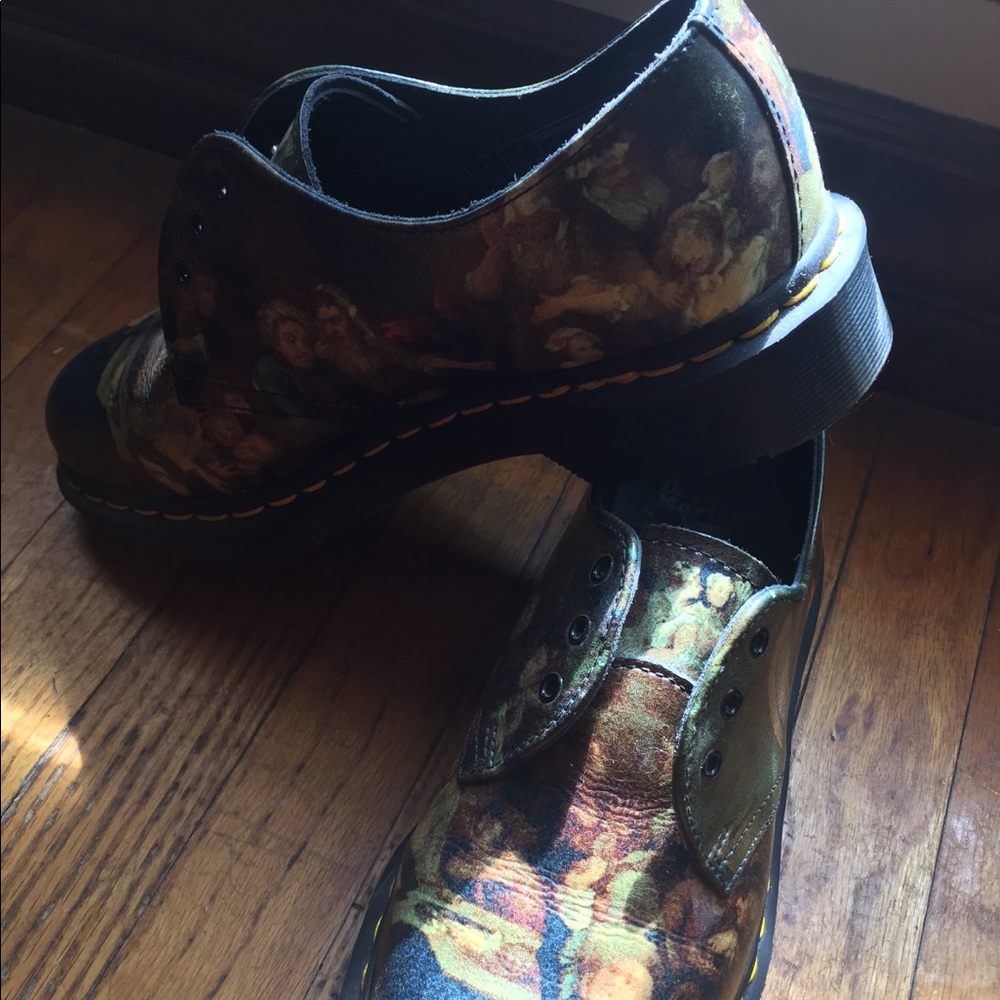Doc martens painting loafers worn only once